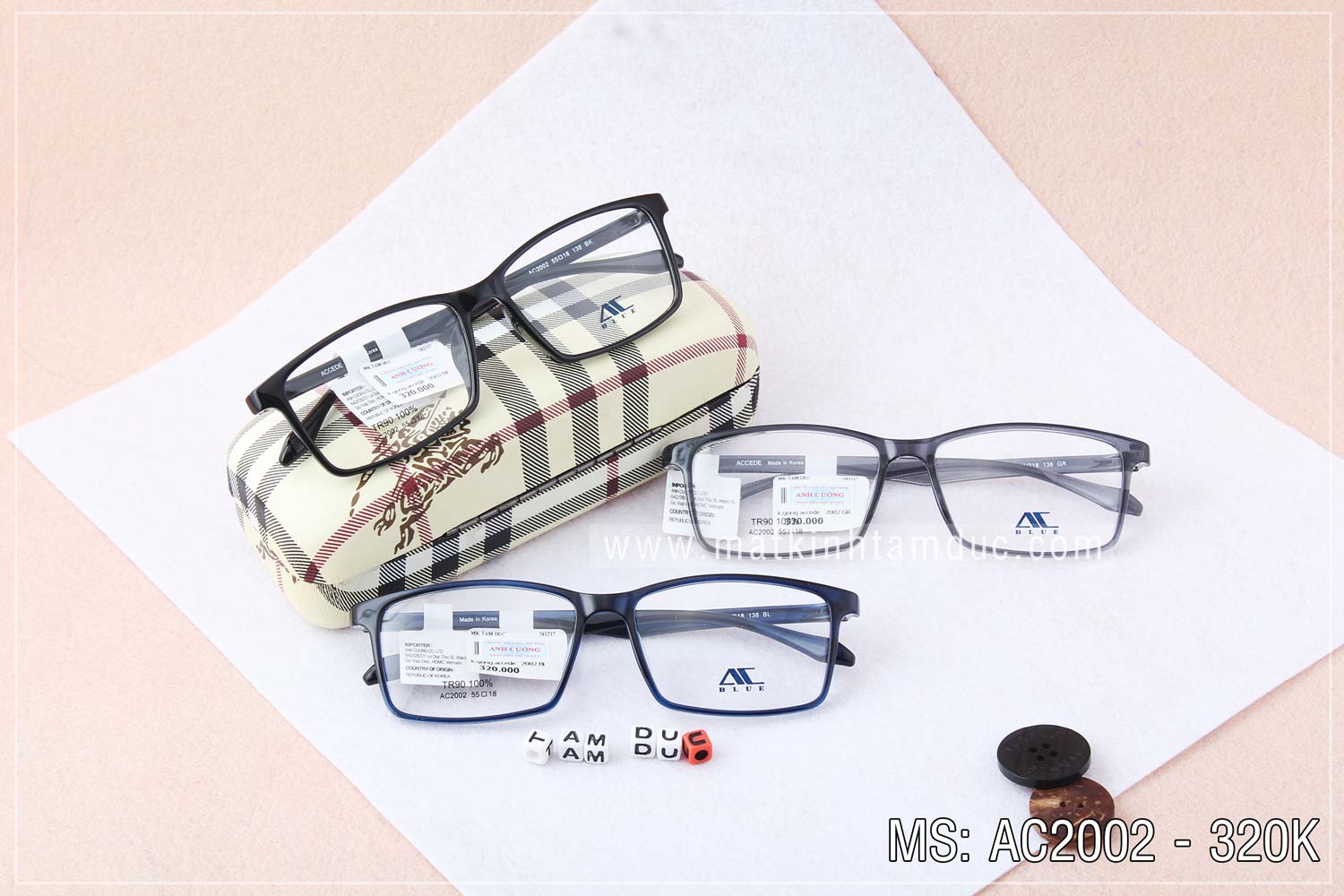 Gọng Hàn Quốc AC Blue 2002 - Ảnh 2
