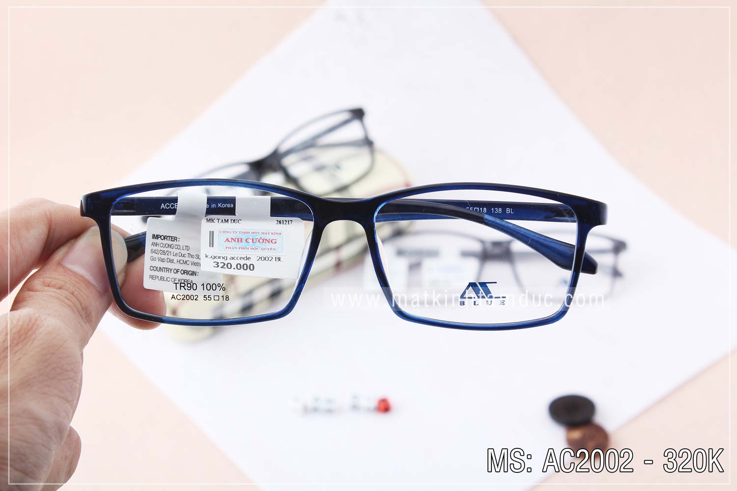 Gọng Hàn Quốc AC Blue 2002 - Ảnh 4