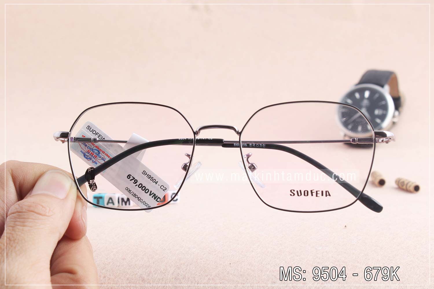 Gọng kính SUOFEIA 9504 - Ảnh 4
