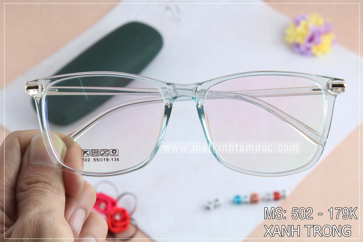 Gọng kính dẻo 502 - Ảnh 4
