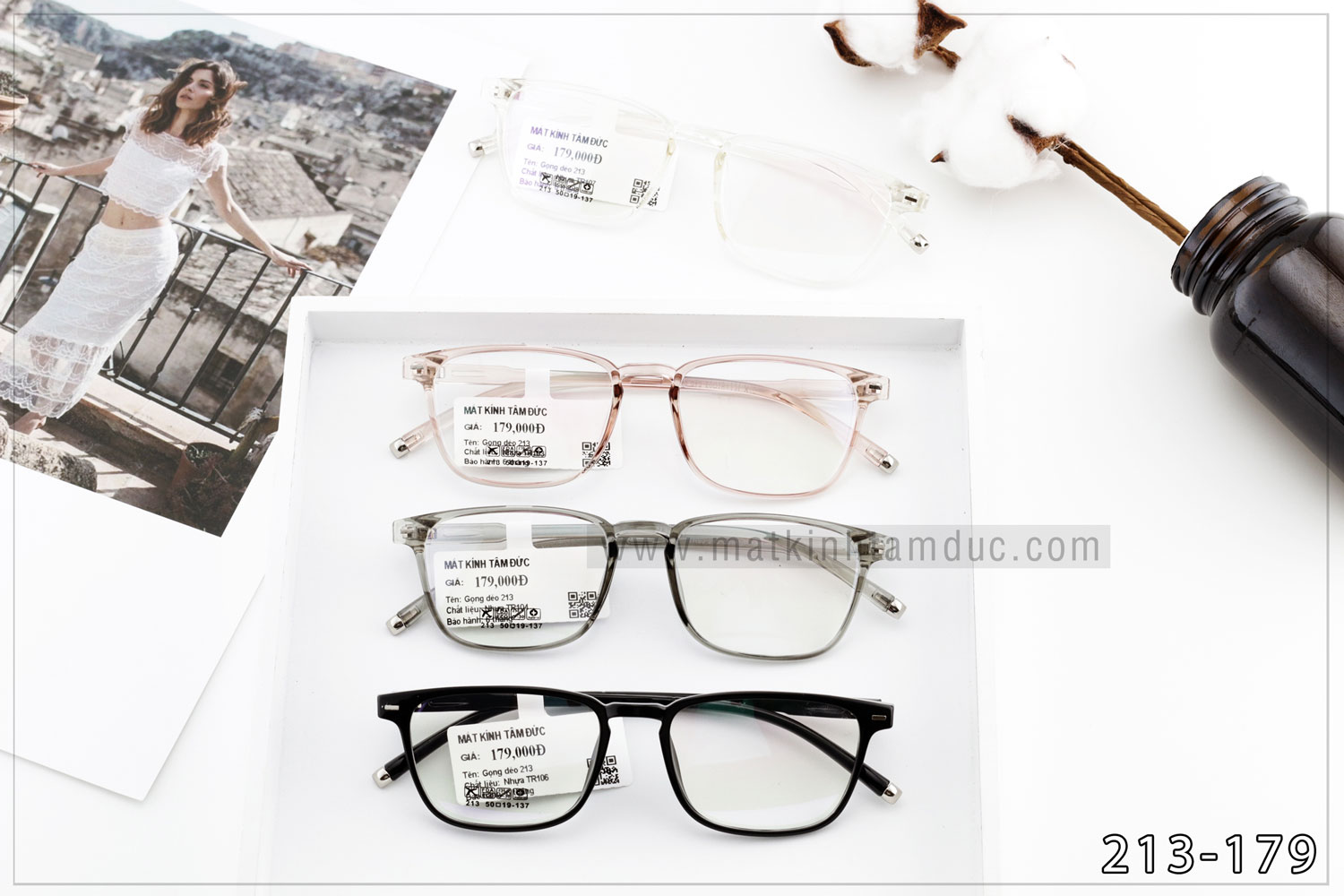 Gọng kính dẻo TR213