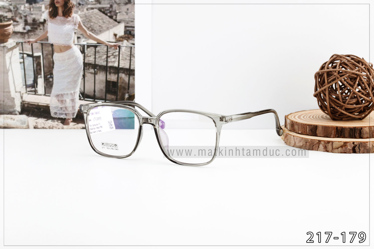 Gọng kính dẻo 217 - Ảnh 4