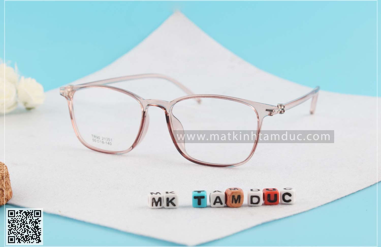 Gọng kính dẻo 351 - Ảnh 2