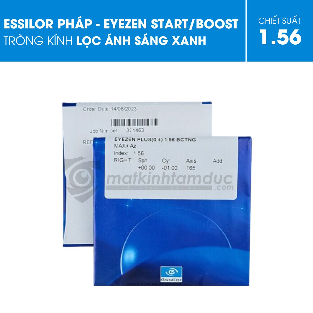 Tròng kính Essilor Eyezen Max Az