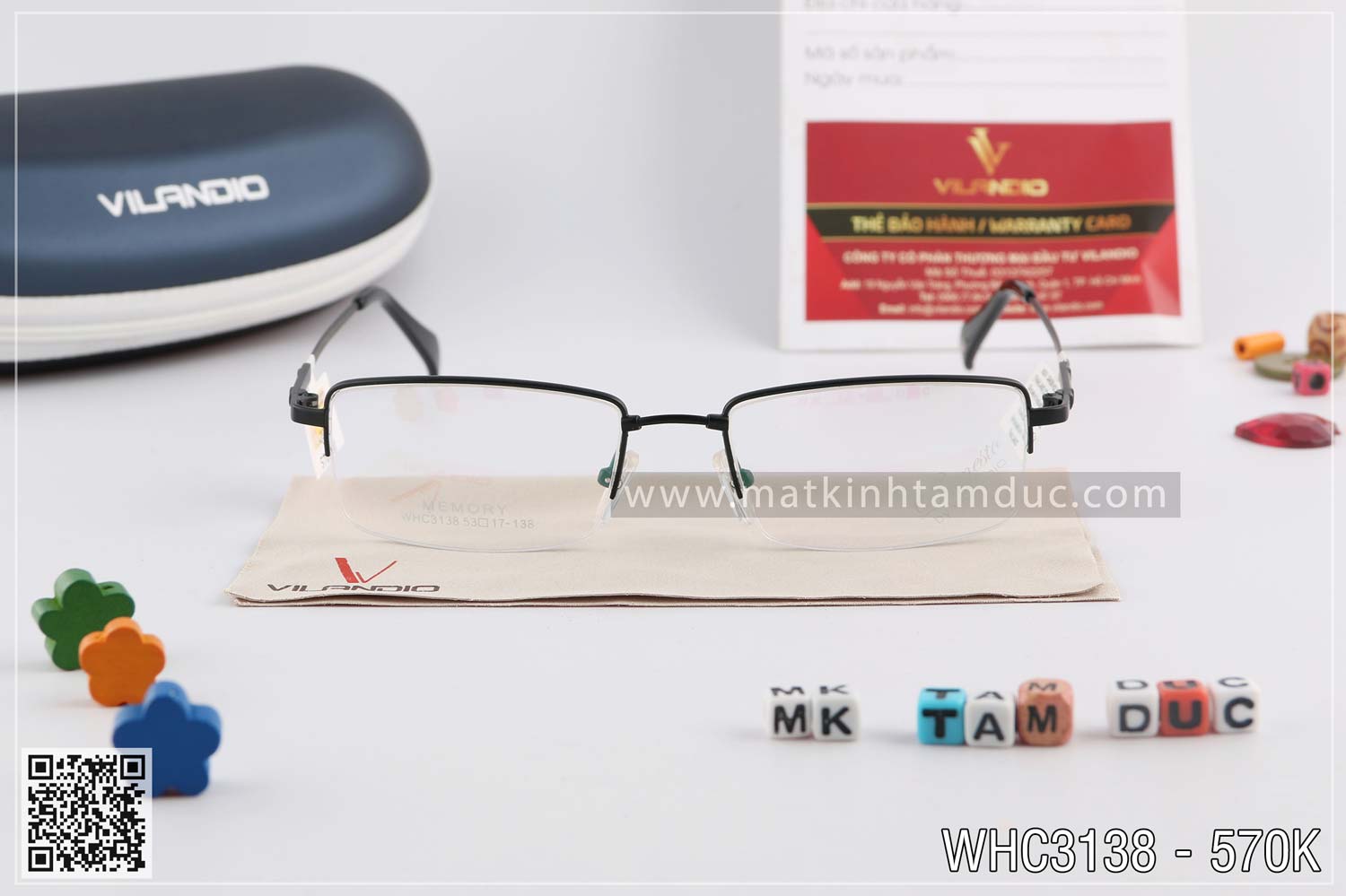 Gọng kính DERNESTO WHC3138 - Ảnh 3