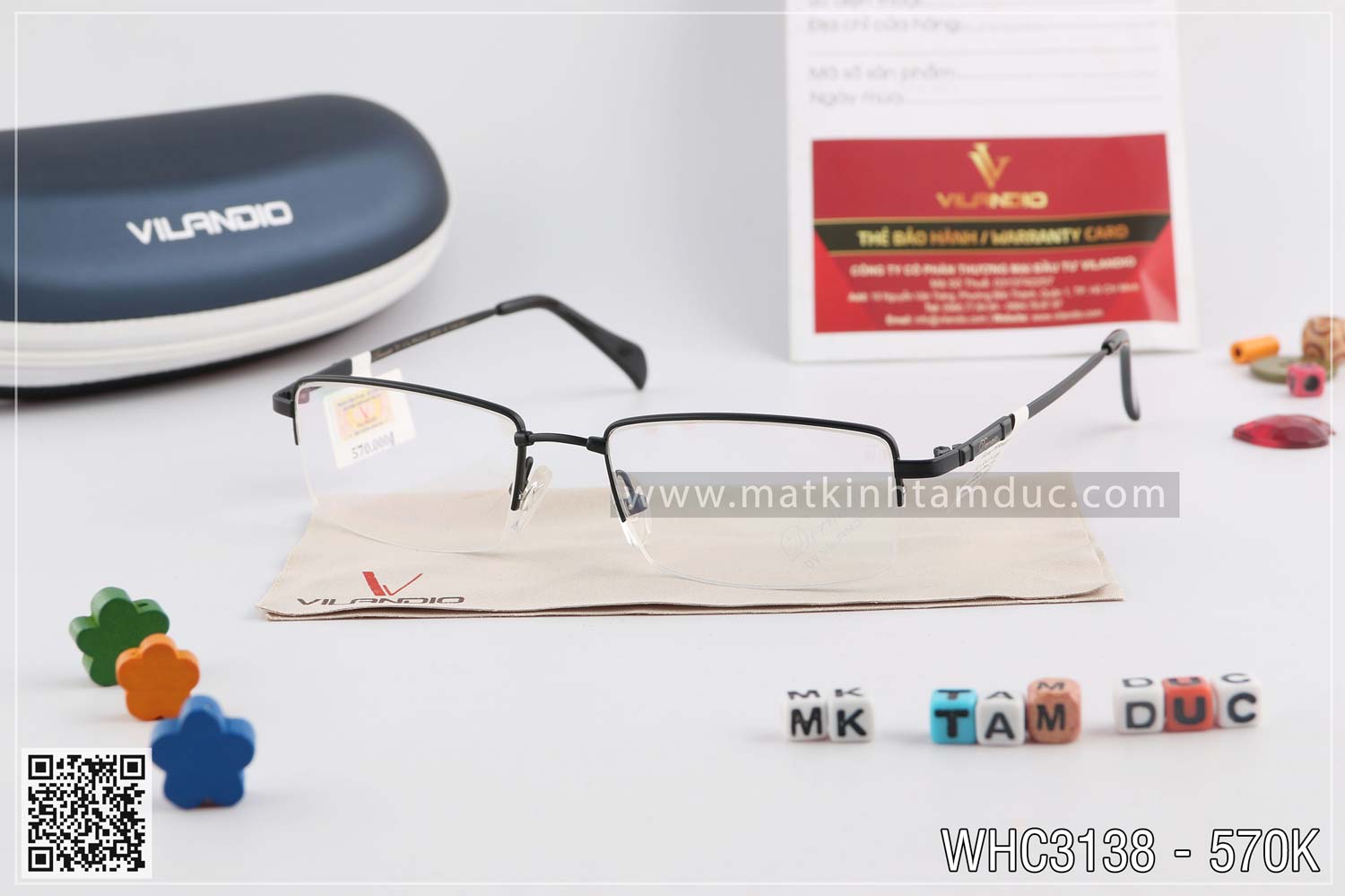 Gọng kính DERNESTO WHC3138 - Ảnh 2