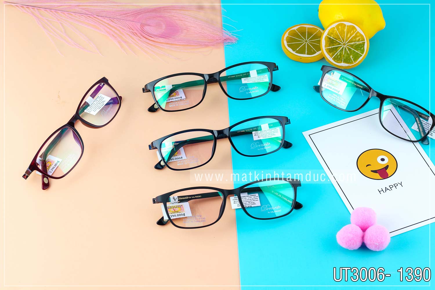 Gọng kính Vilandio DERNESTO UT3006 - Ảnh 4