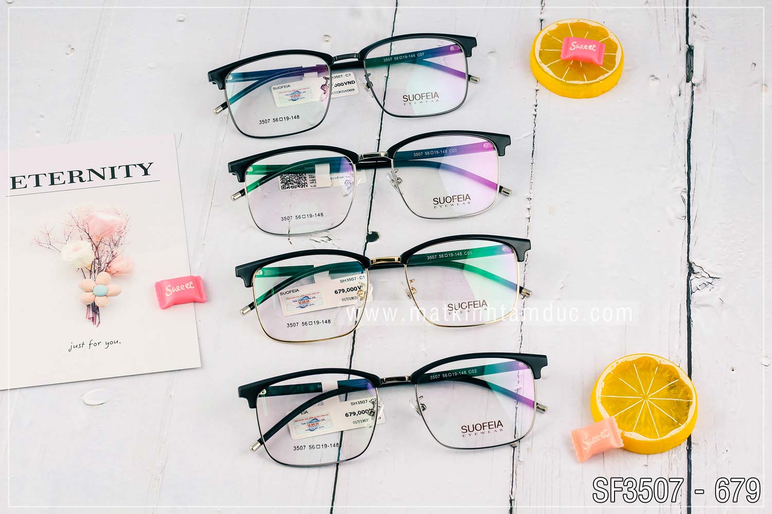 Gọng SUOFEIA 3507 - Ảnh 6