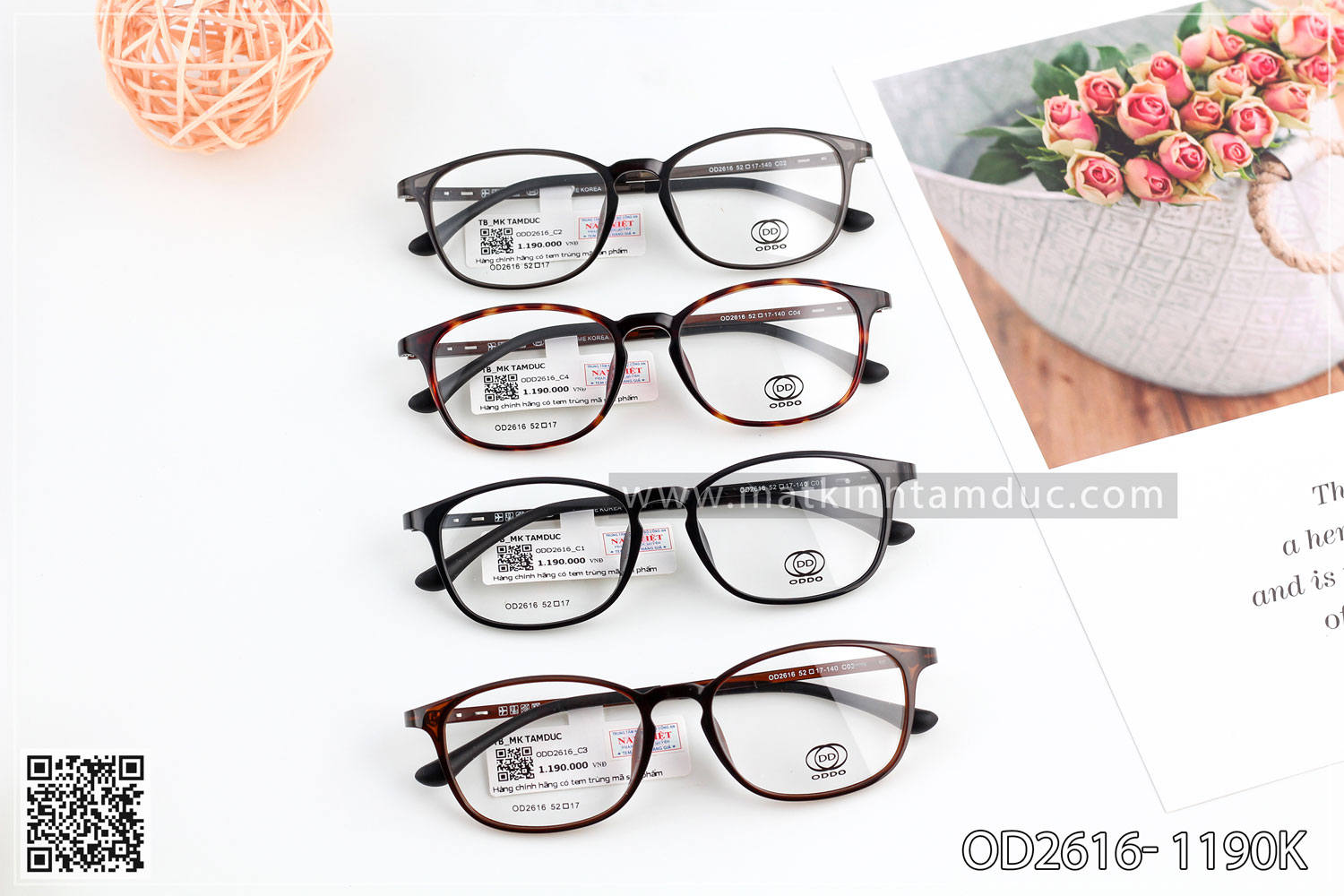 Gọng kính ODDO 2616 - Ảnh 3