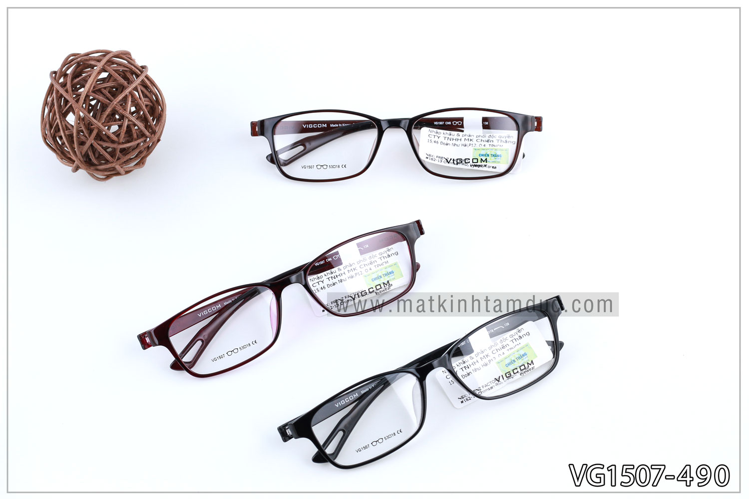 Gọng kính Vigcom VG1507 - Ảnh 2