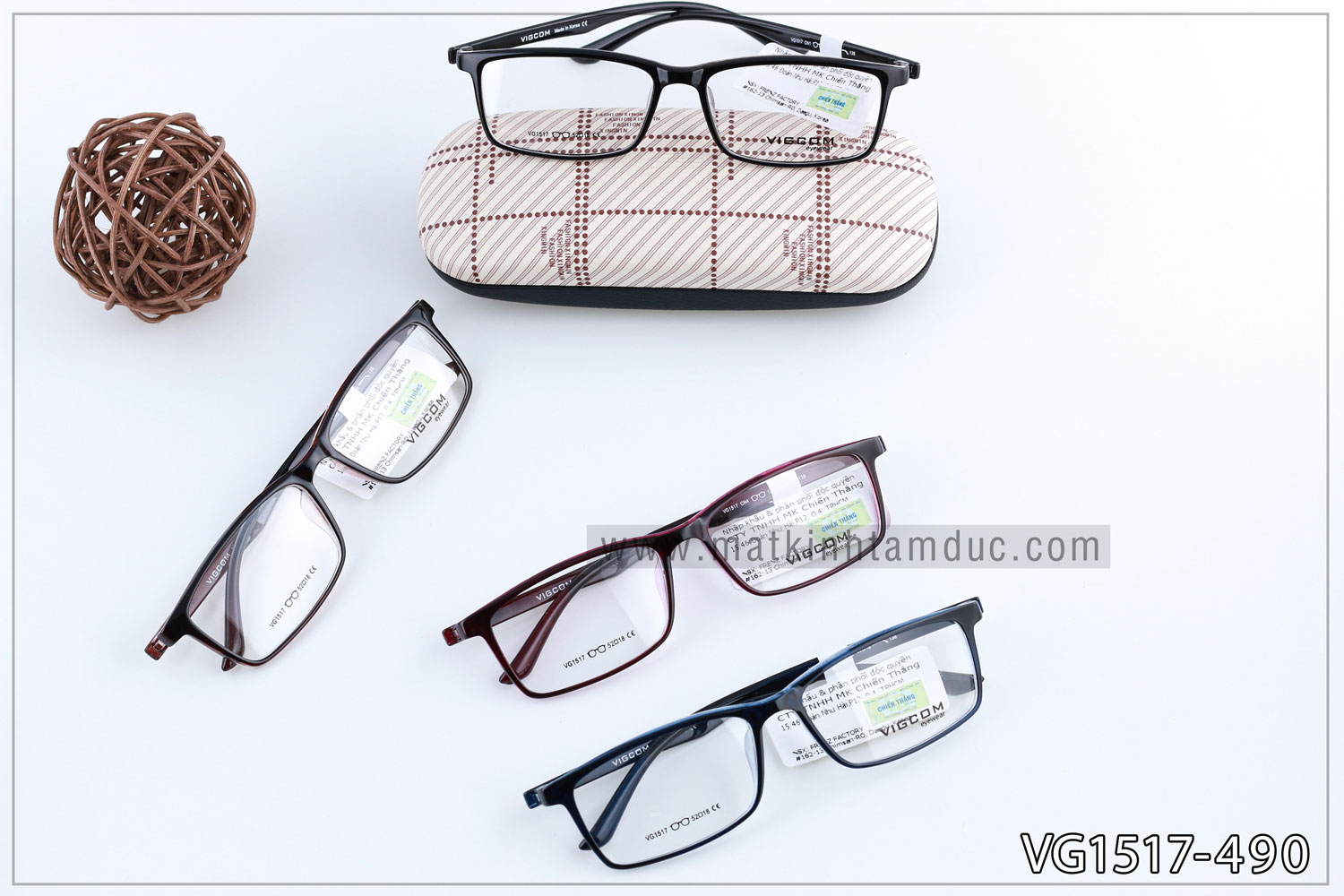 Gọng kính Vigcom VG1517 - Ảnh 2