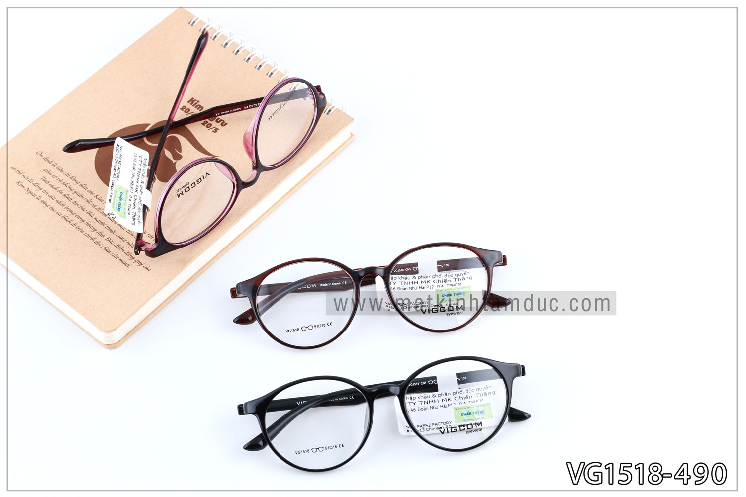 Gọng kính Vigcom VG1518 - Ảnh 2