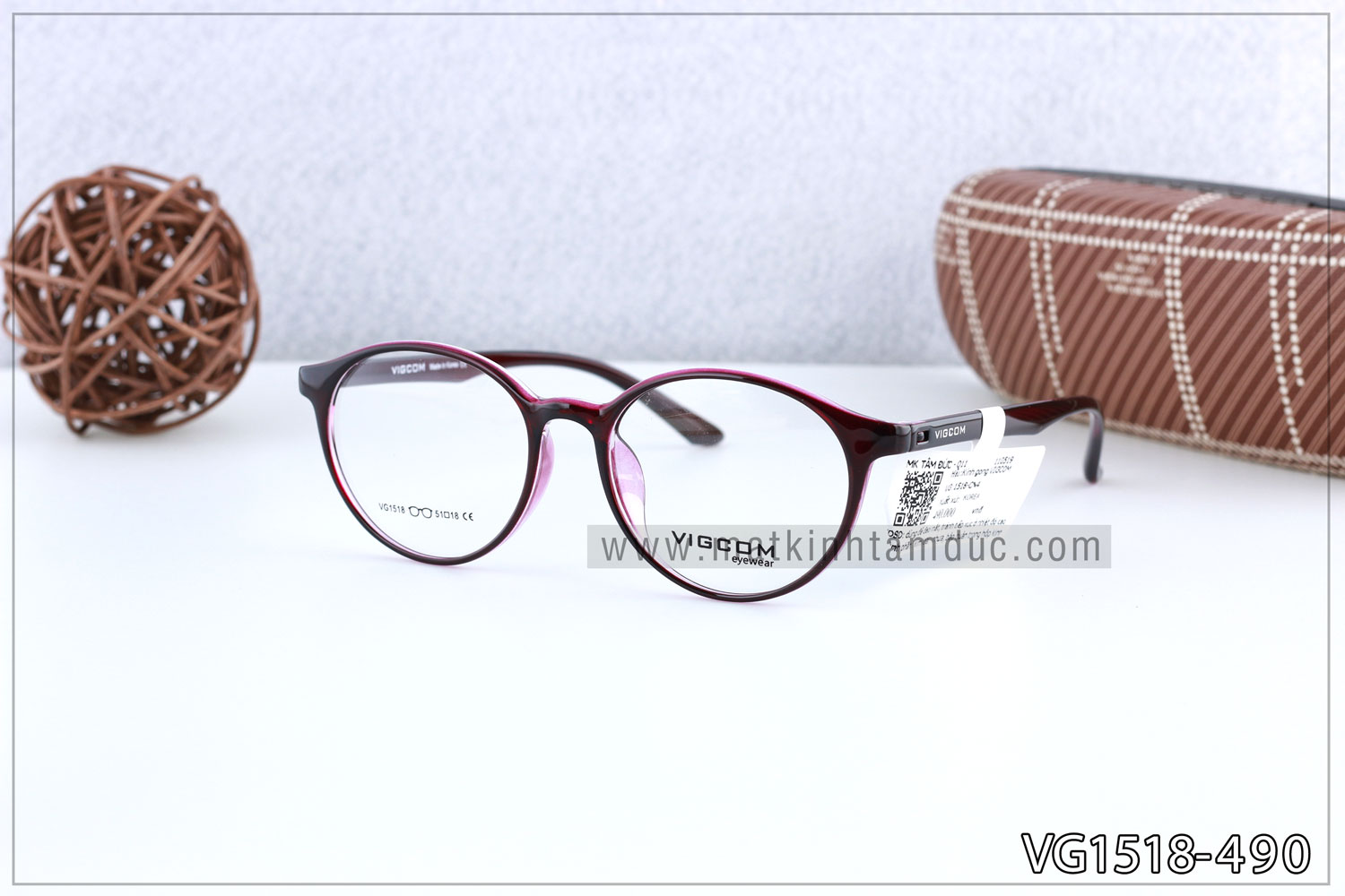 Gọng kính Vigcom VG1518 - Ảnh 7