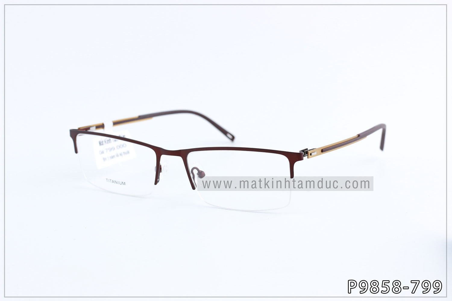 Gọng kính TITANIUM 9858 - Ảnh 6