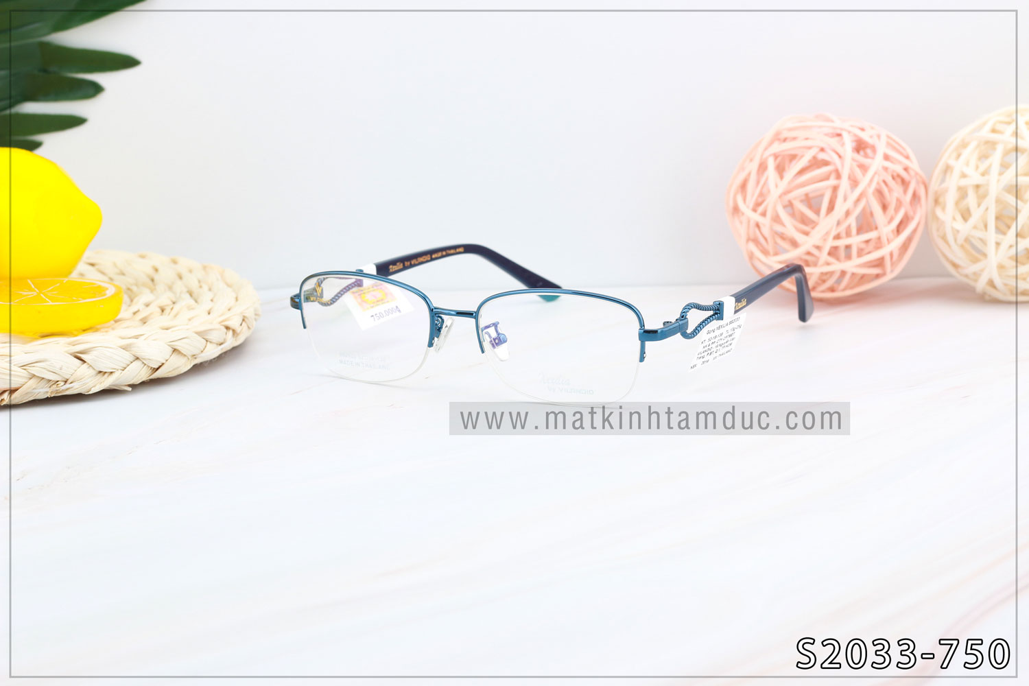 Gọng kính Vilandio XEXILIA S2033 - Ảnh 3