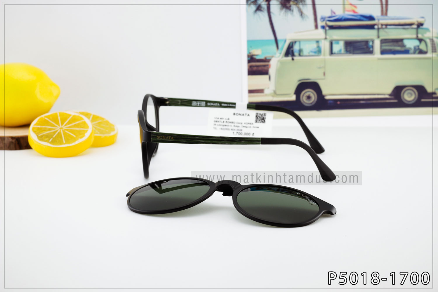 Kính râm tháo lắp cao cấp SONATA P5018 - Ảnh 8