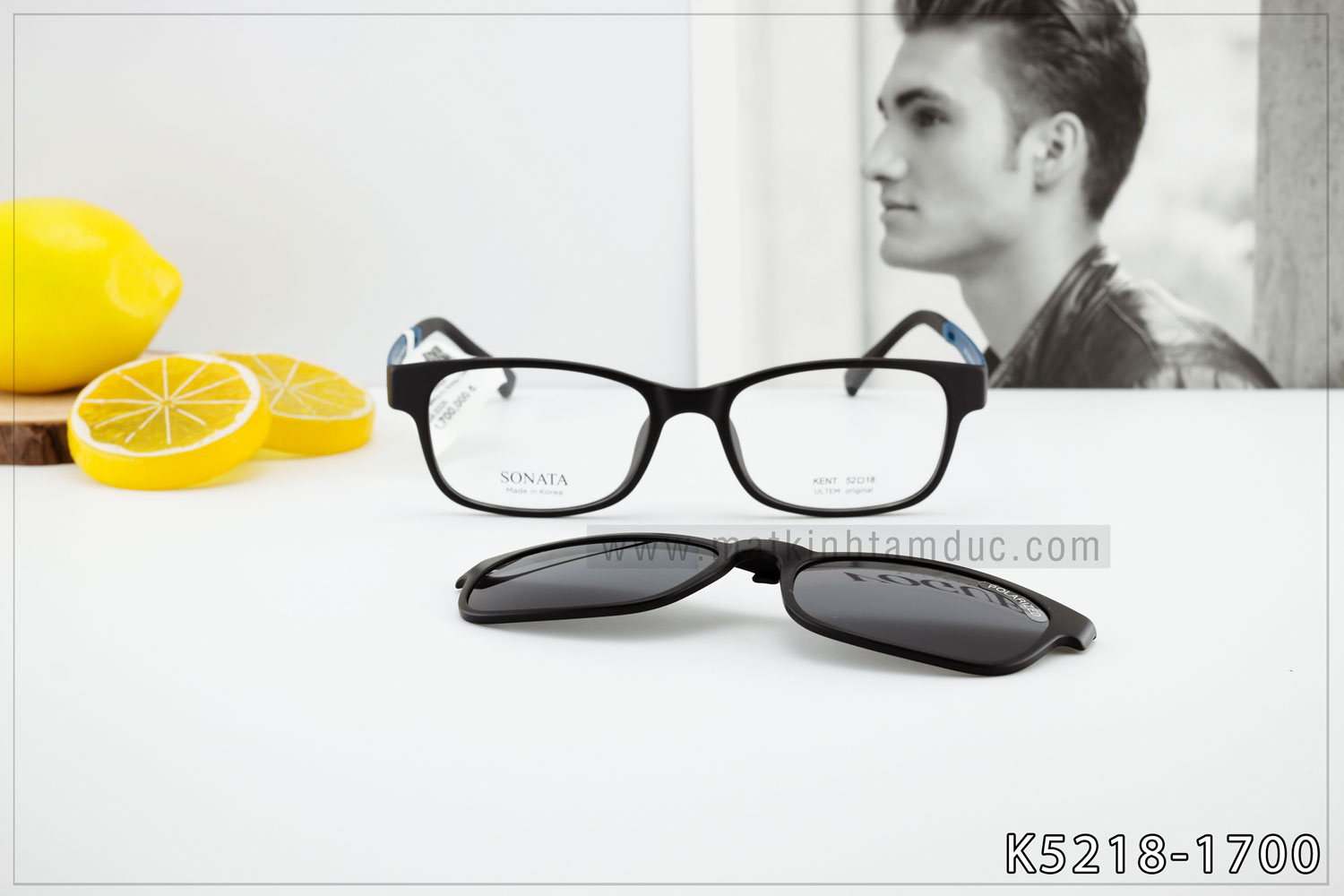 Kính râm tháo lắp cao cấp SONATA K5218 - Ảnh 2
