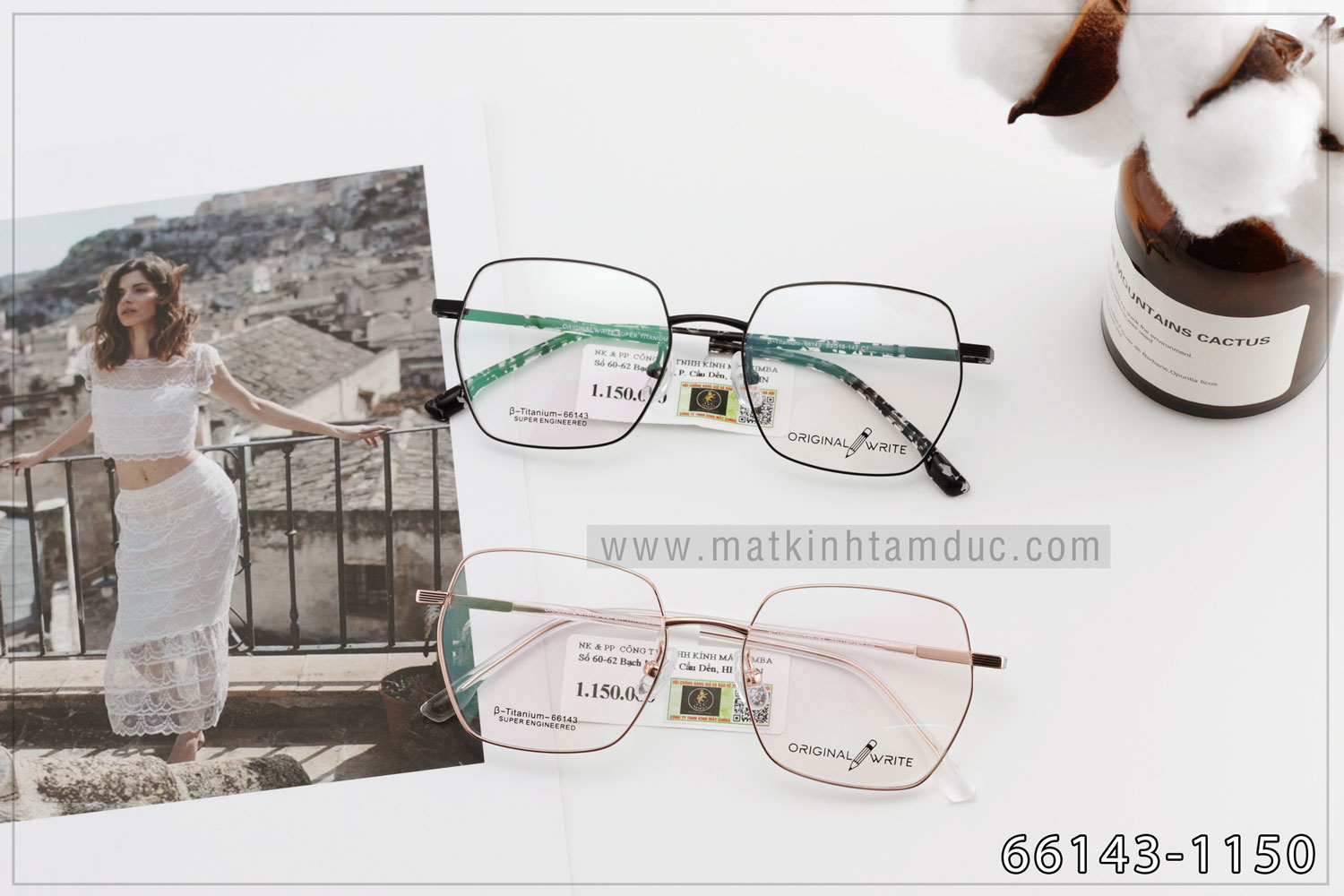 Gọng kính ORIGINAL WRITE 66143 - Ảnh 5