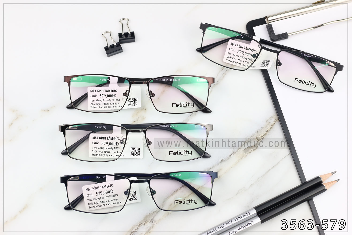 Gọng kính FELICITY 3563 - Ảnh 8