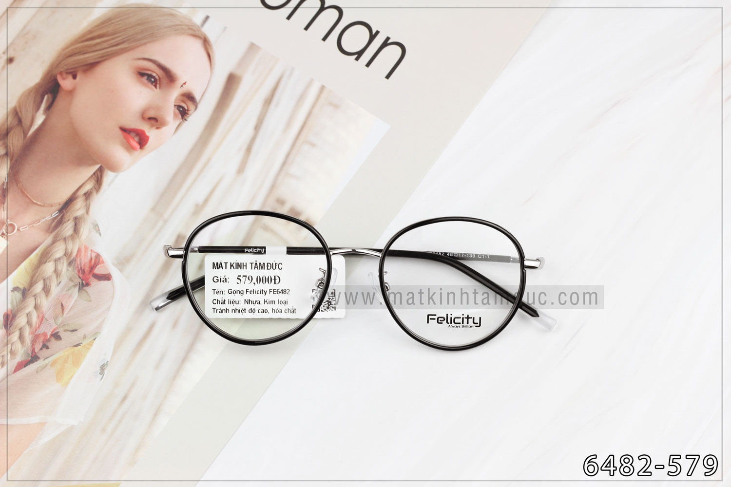 Gọng kính FELICITY 6482 - Ảnh 6
