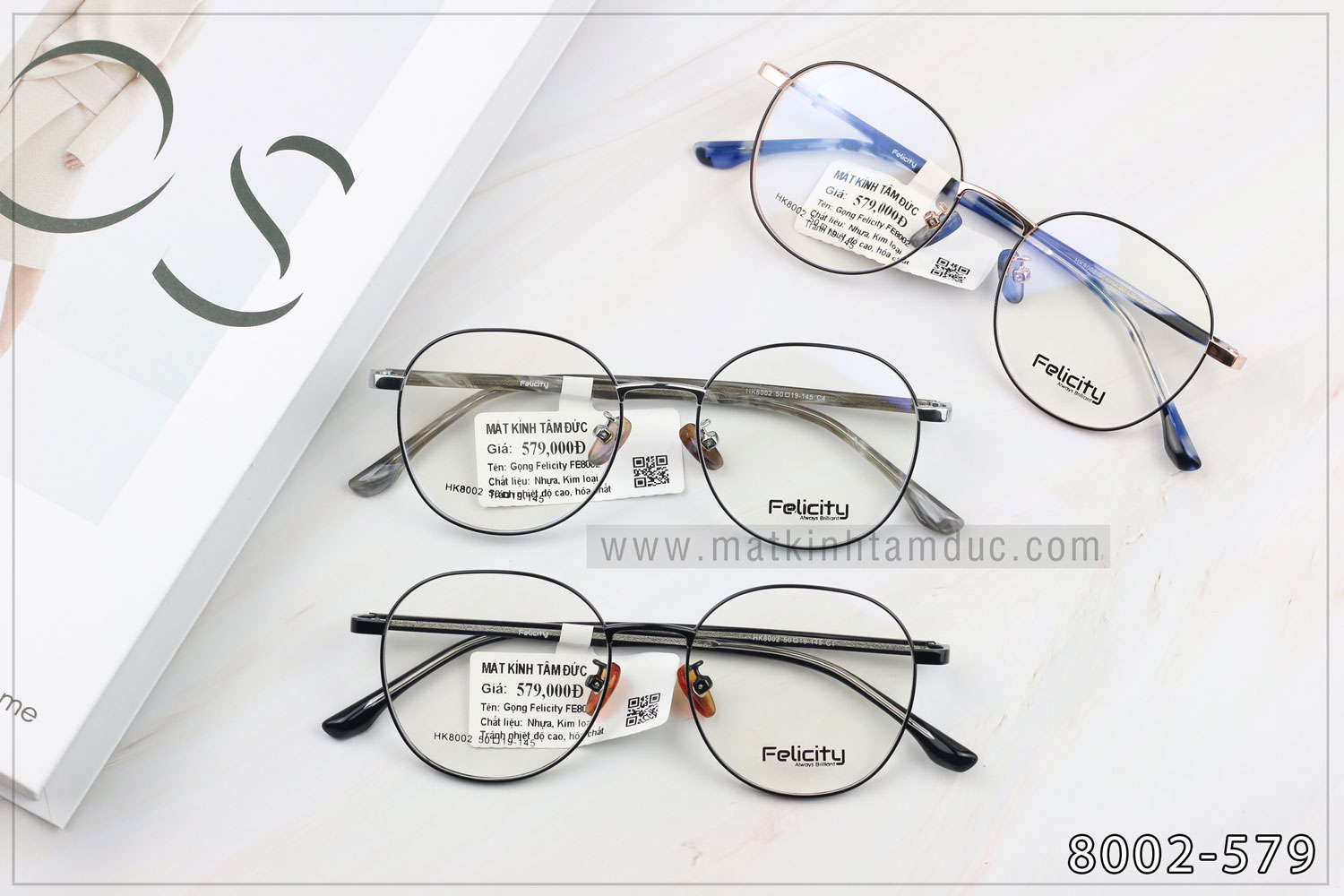 Gọng kính FELICITY 8002 - Ảnh 6