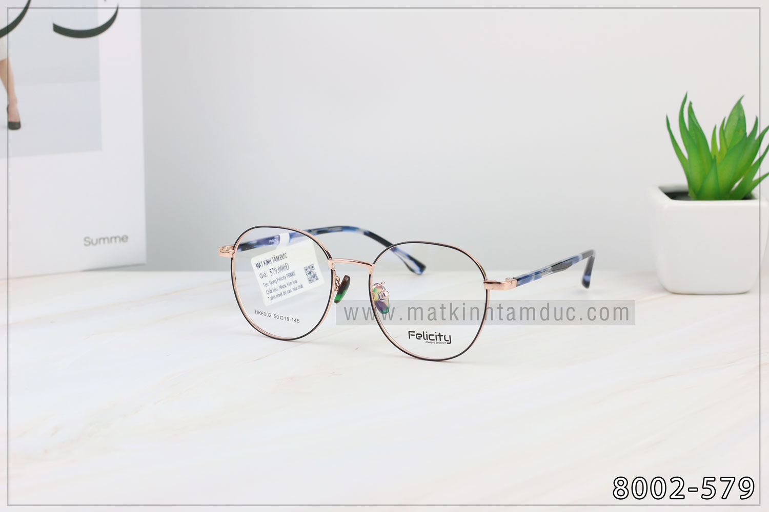 Gọng kính FELICITY 8002 - Ảnh 3