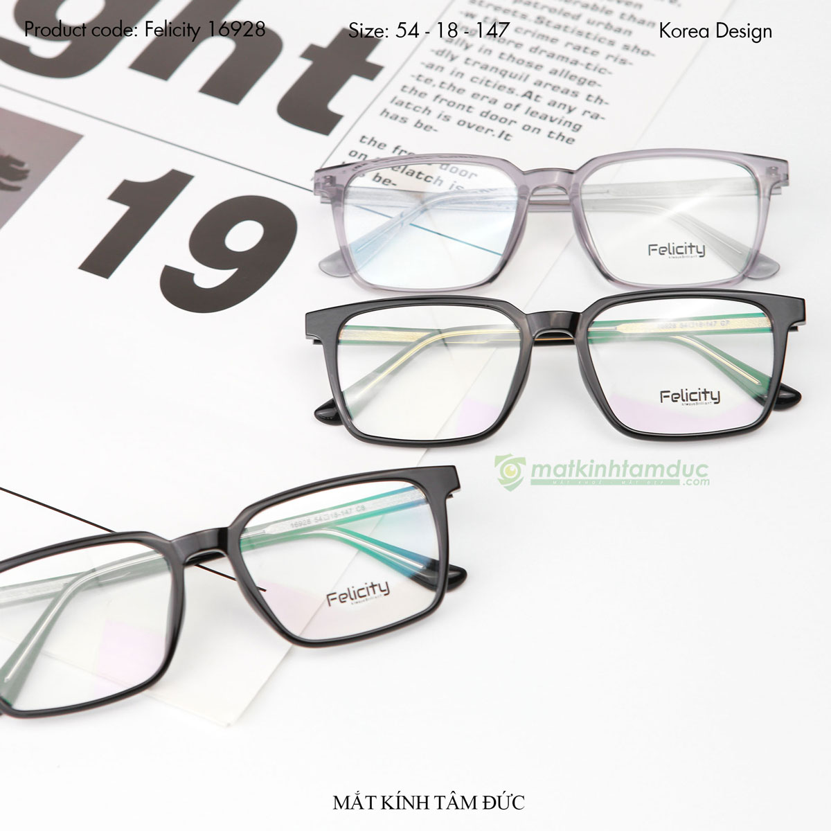 Gọng kính FELICITY 16928 - Ảnh 7
