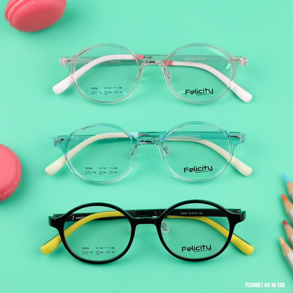 Gọng kính trẻ em Felicity FE3008 - Ảnh 5