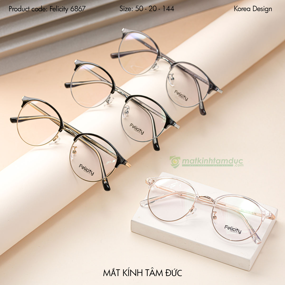 Gọng kính FELICITY FE6867 - Ảnh 3