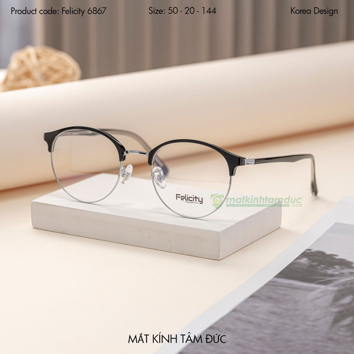 Gọng kính FELICITY FE6867 - Ảnh 6