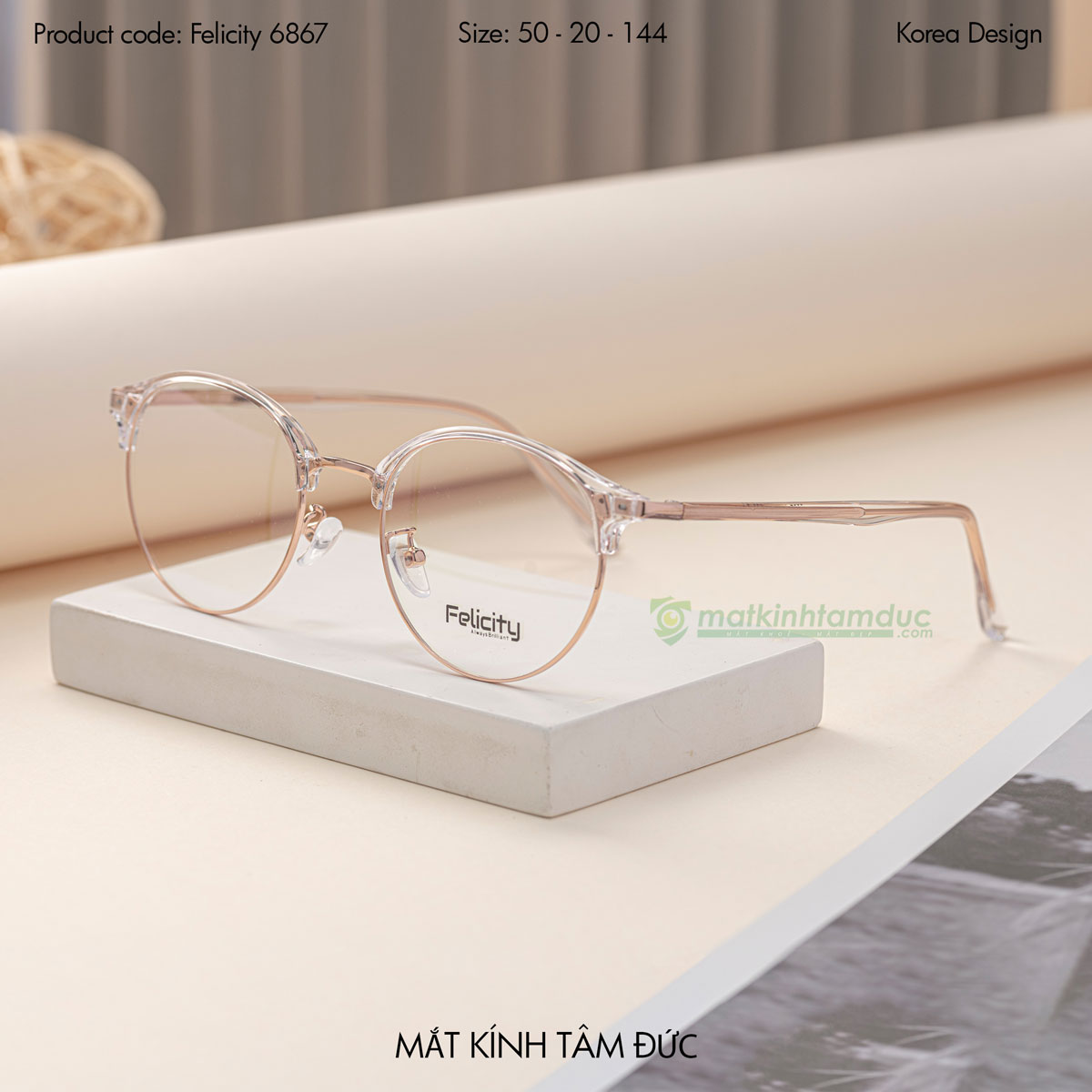 Gọng kính FELICITY FE6867 - Ảnh 7
