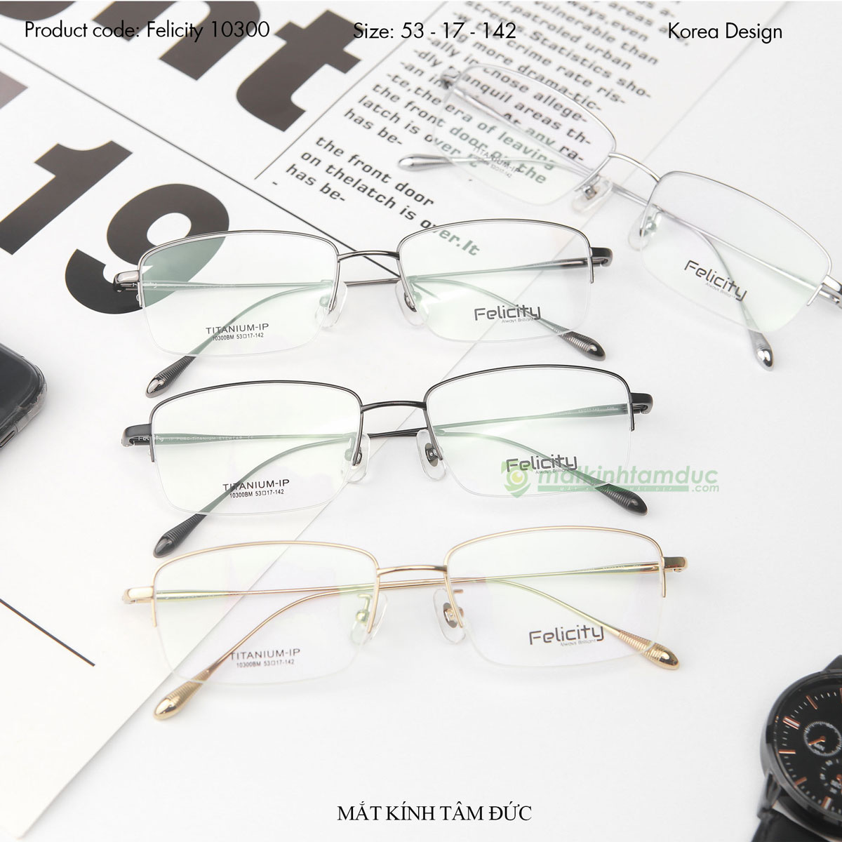 Gọng kính FELICITY FE10300 - Ảnh 8