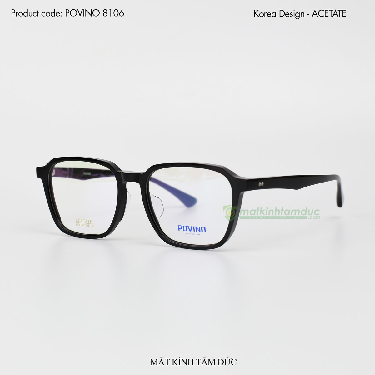 Gọng kính POVINO 8106 - Ảnh 3