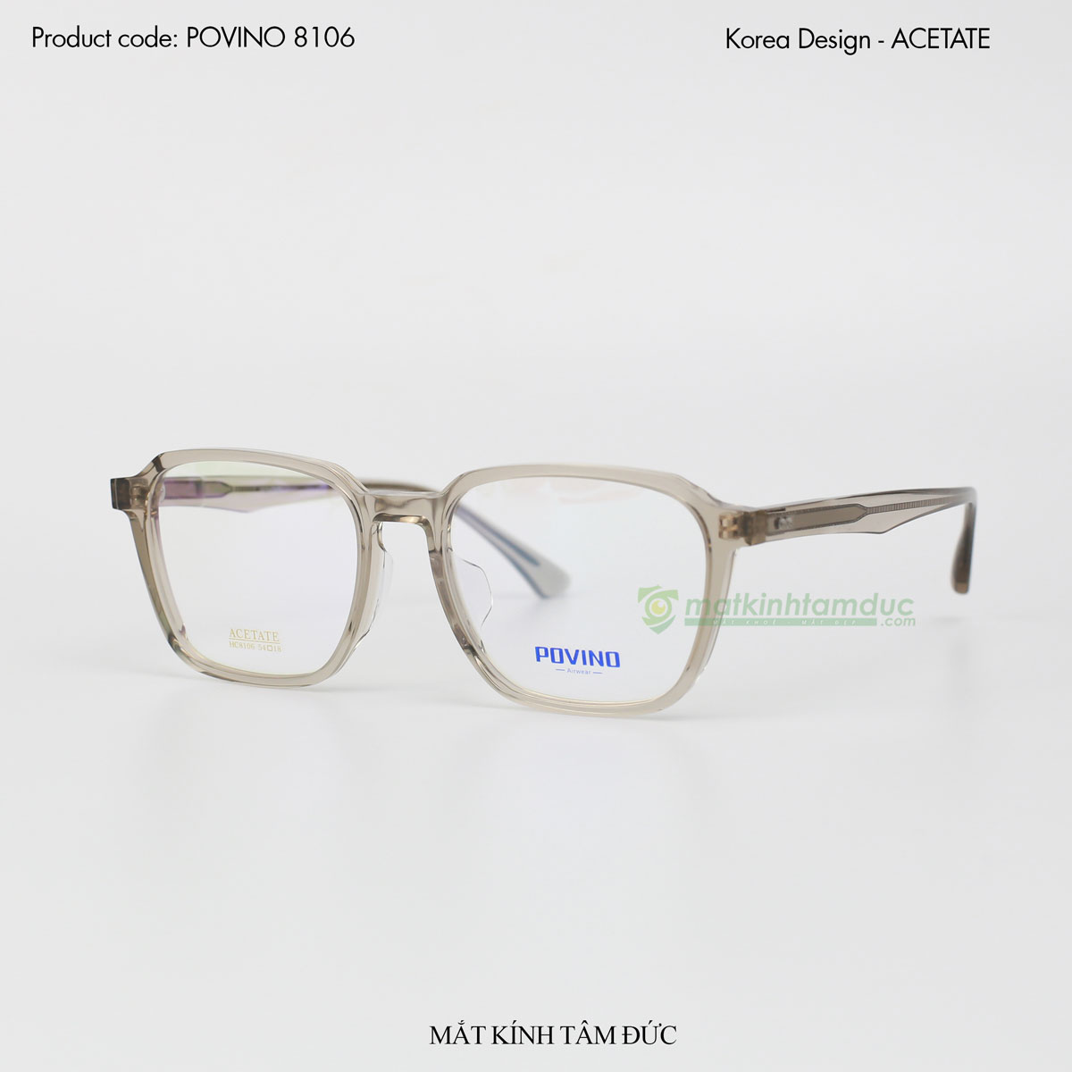 Gọng kính POVINO 8106 - Ảnh 4