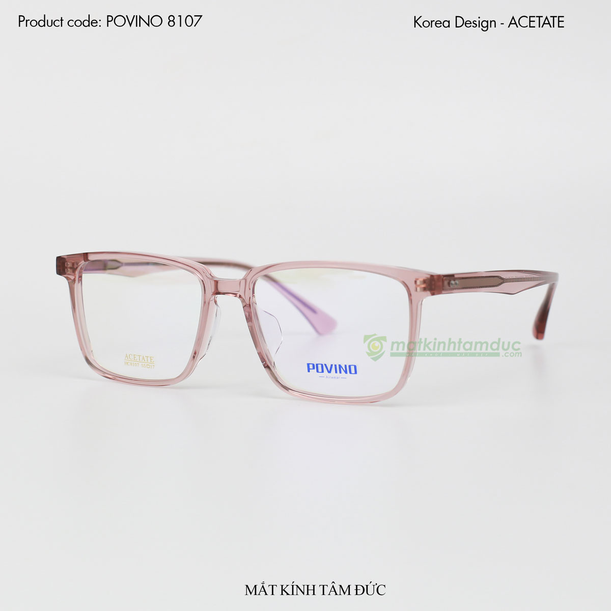 Gọng kính POVINO 8107 - Ảnh 4