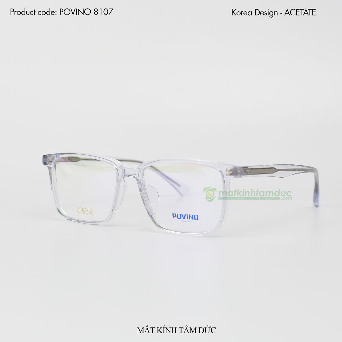 Gọng kính POVINO 8107 - Ảnh 5