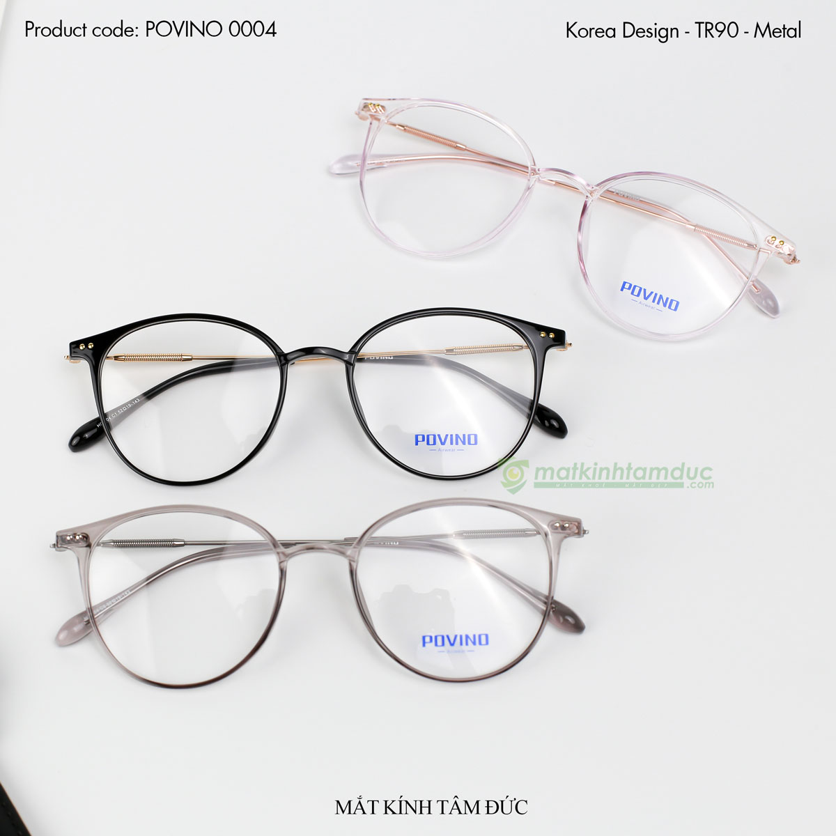 Gọng kính POVINO 0004 - Ảnh 8