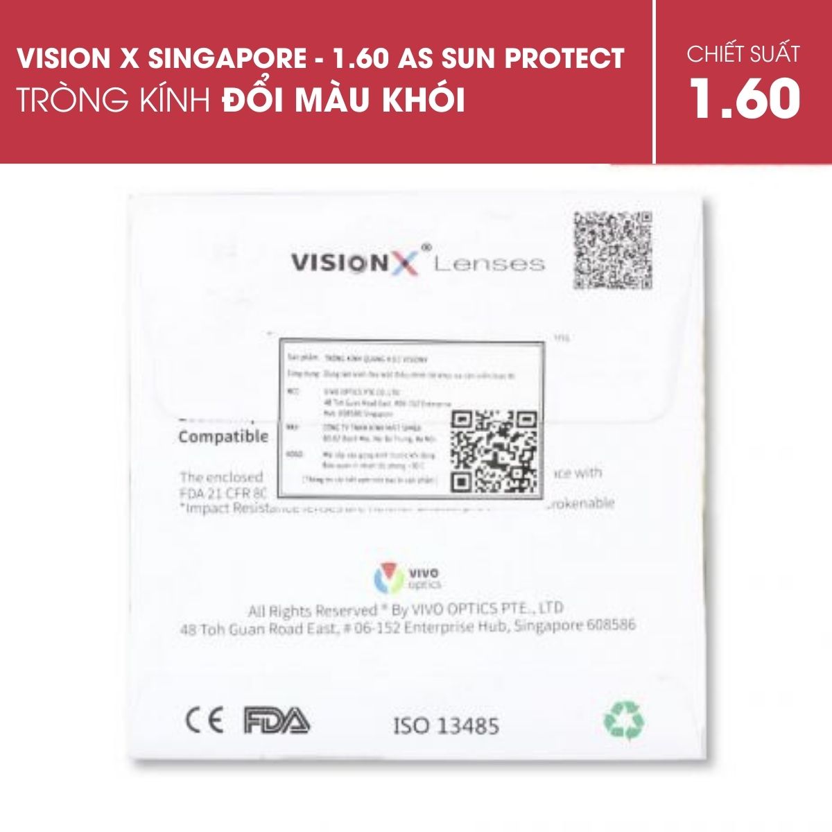 Tròng kính đổi màu VisionX - Singapore - Ảnh 7