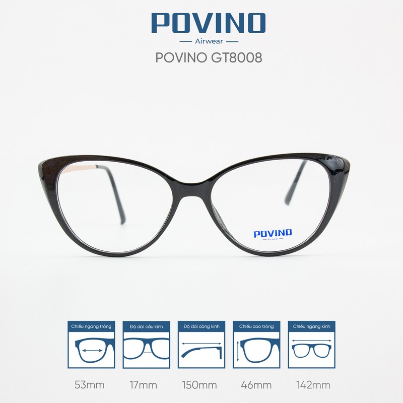 Gọng kính POVINO GT8008