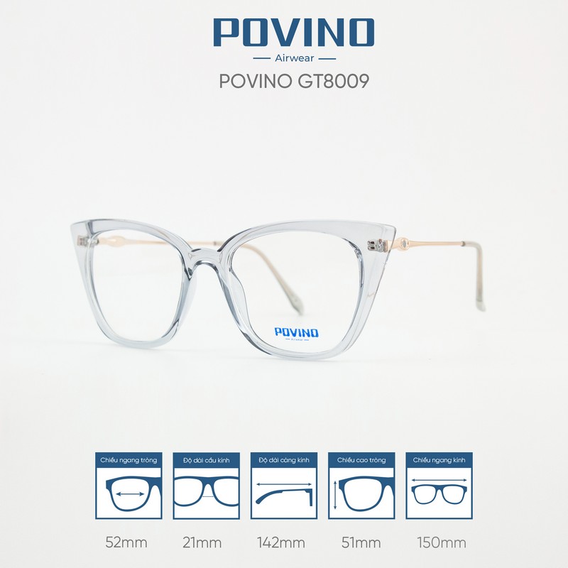 Gọng kính POVINO GT8009 - Ảnh 8