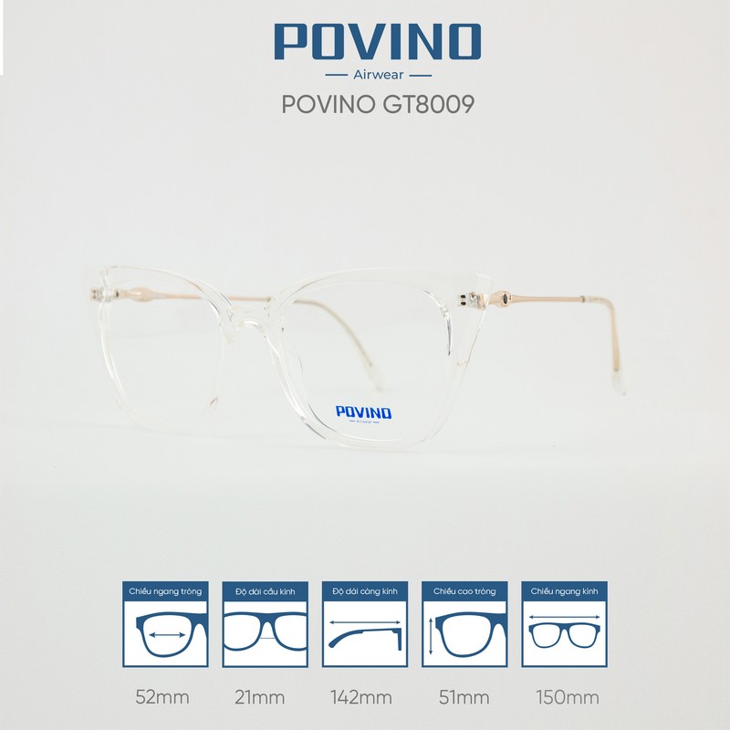 Gọng kính POVINO GT8009 - Ảnh 7