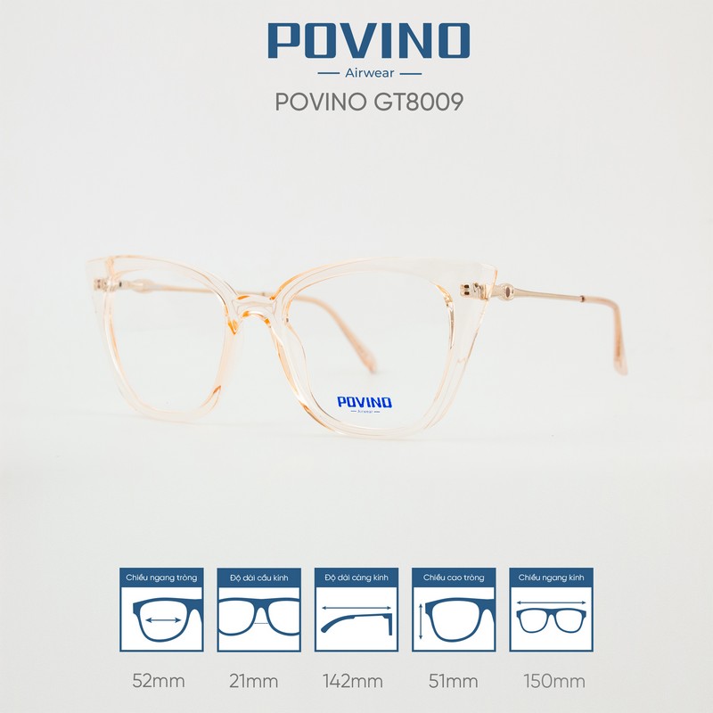 Gọng kính POVINO GT8009 - Ảnh 6