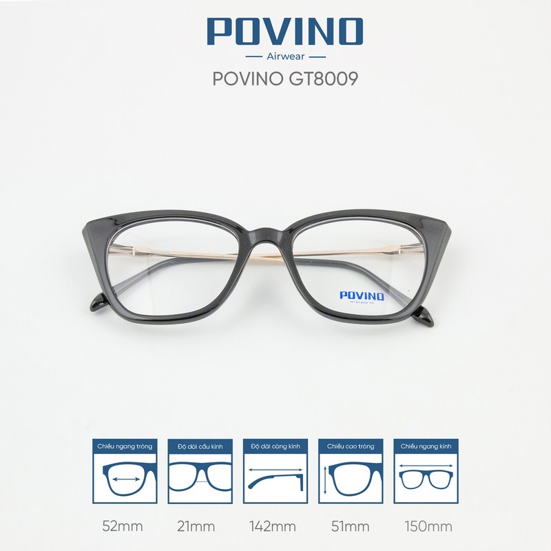 Gọng kính POVINO GT8009 - Ảnh 5