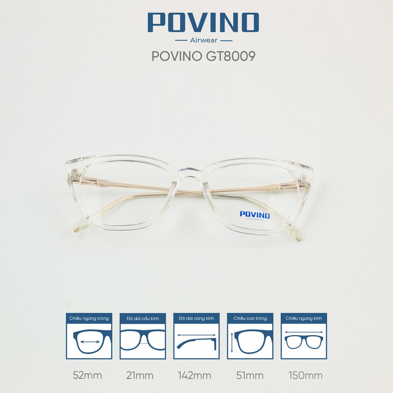 Gọng kính POVINO GT8009 - Ảnh 4