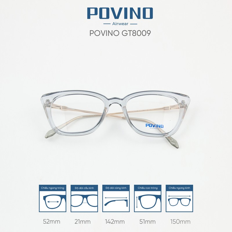 Gọng kính POVINO GT8009 - Ảnh 3