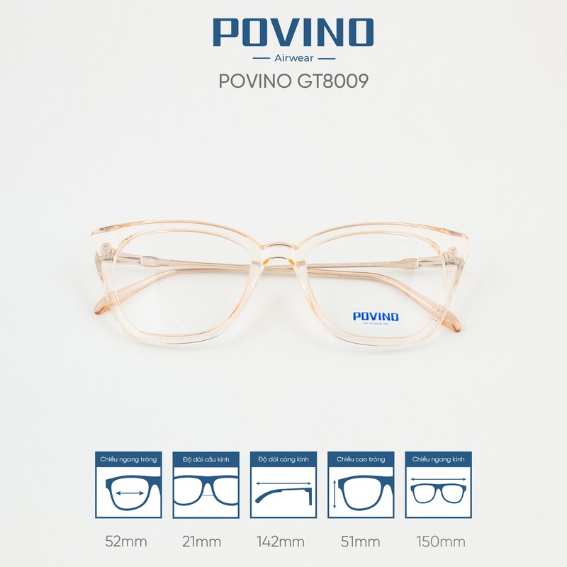 Gọng kính POVINO GT8009 - Ảnh 2