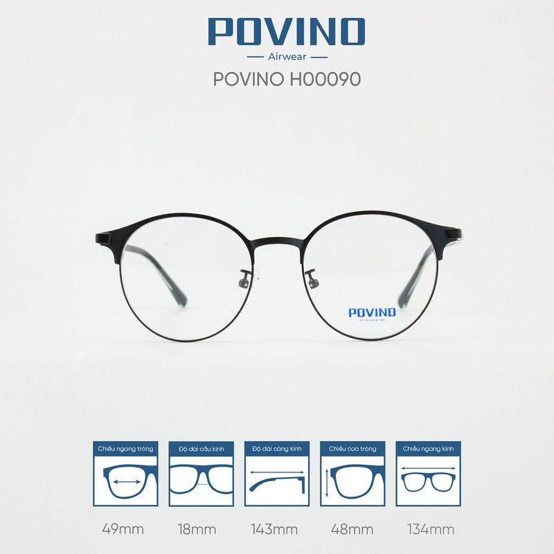 Gọng kính POVINO H00090