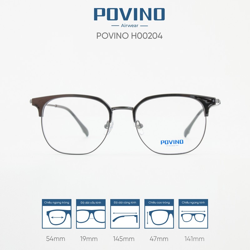Gọng kính POVINO H00204