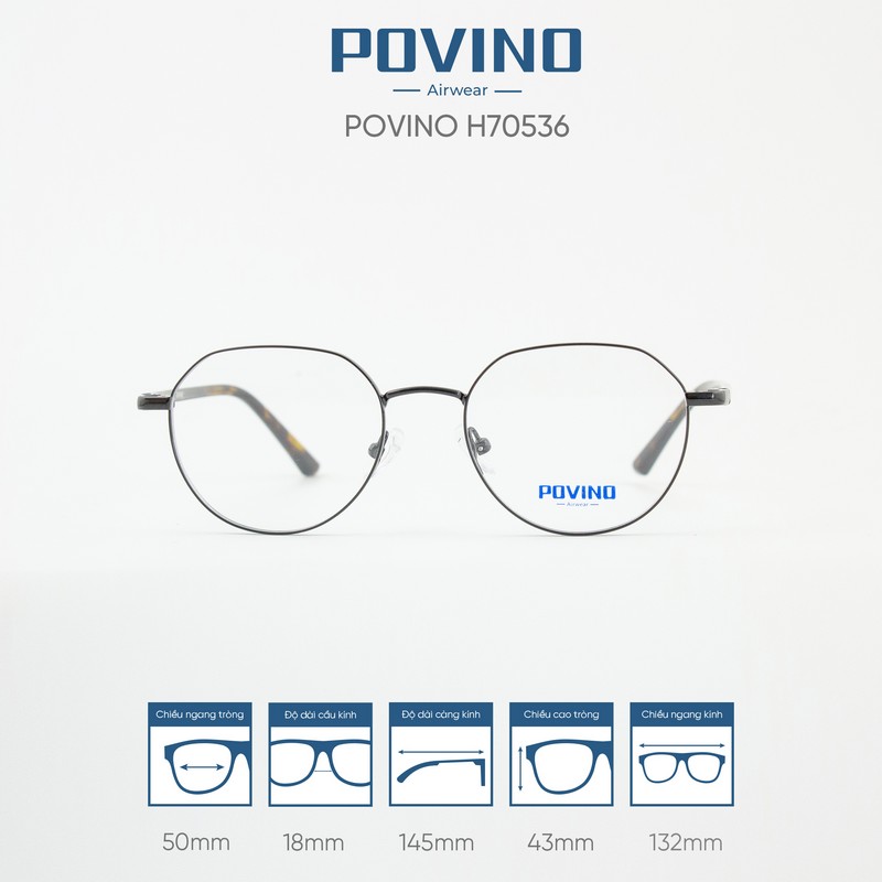 Gọng kính POVINO H70536