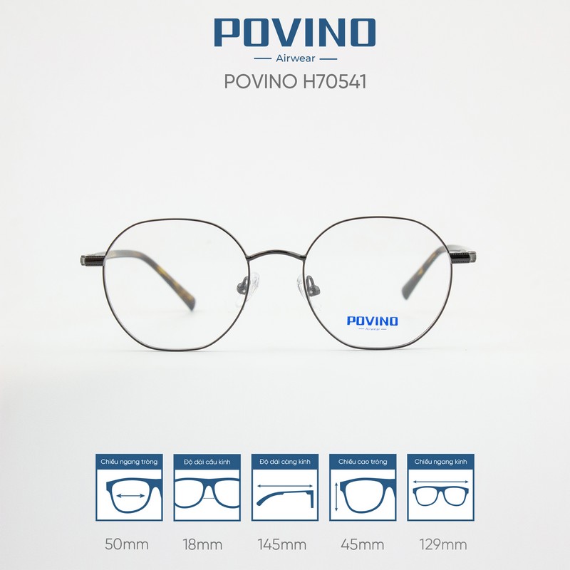 Gọng kính POVINO H70541